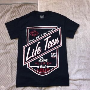 Gildan Men’s Life Teen T Shirt - Small